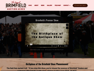 brimfieldauctionacres.com screenshot