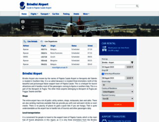 brindisiairport.net screenshot