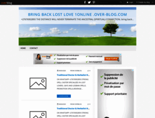 bringbacklostlove.over-blog.com screenshot