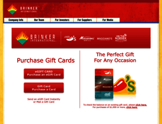 brinkerstore.wgiftcard.com screenshot