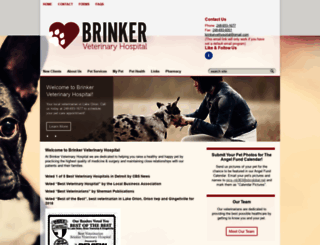 brinkervet.com screenshot