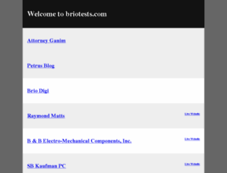 briotests.com screenshot