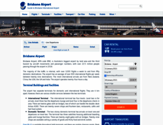 brisbane-airport.com screenshot