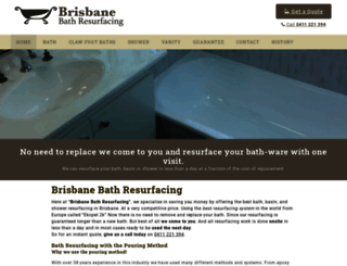 brisbanebathresurfacing.com.au screenshot