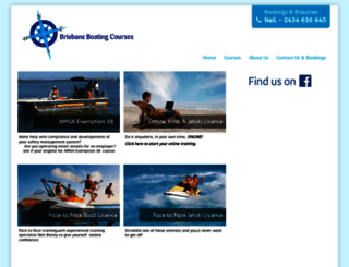 brisbaneboatingcourses.com.au screenshot