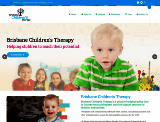 brisbanechildrenstherapy.com.au screenshot