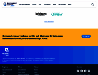 brisbaneinternational.com.au screenshot