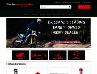 brisbanemotorcycles.com.au screenshot