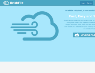 briskfile.com screenshot