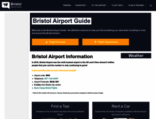 bristol-airport-guide.co.uk screenshot