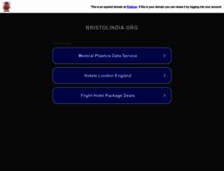 bristolindia.org screenshot