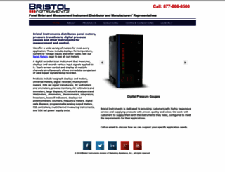bristolinstruments.com screenshot