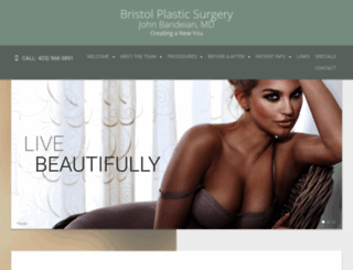 bristolplasticsurgerycenter.com screenshot