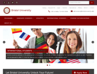 bristoluniversity.edu screenshot