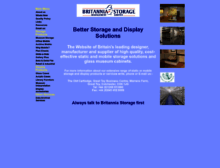 britannia-storage.co.uk screenshot