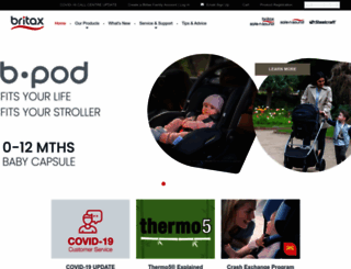 britax.com.au screenshot