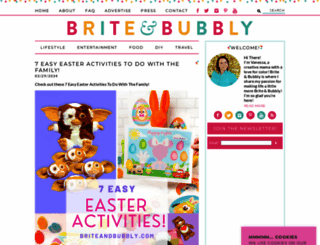 briteandbubbly.com screenshot