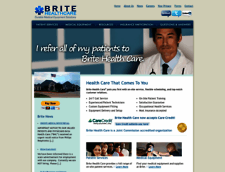 britehealthcare.com screenshot