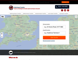 british-airport-transfers.co.uk screenshot