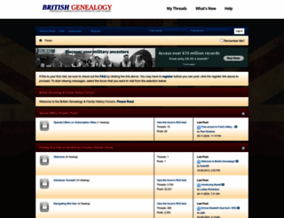 british-genealogy.com screenshot