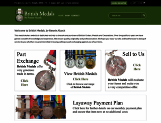 british-medals.co.uk screenshot