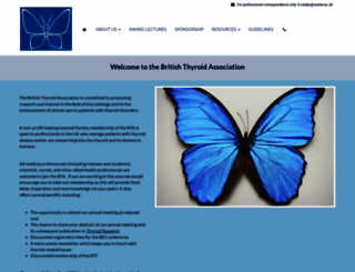 british-thyroid-association.org screenshot