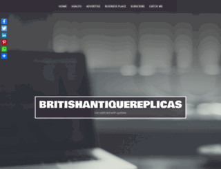britishantiquereplicas.com screenshot