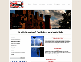 britishattractions.co.uk screenshot