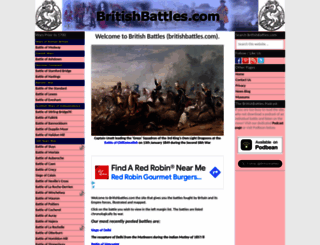 britishbattles.com screenshot