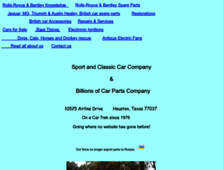 britishcarpartsco.com screenshot
