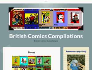 britishcomicscompilations.wordpress.com screenshot