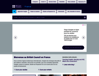 britishcouncil.fr screenshot