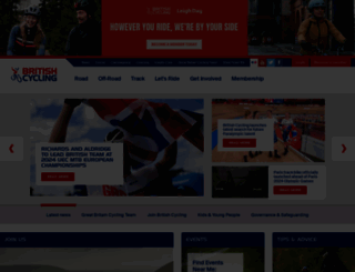 britishcycling.org.uk screenshot