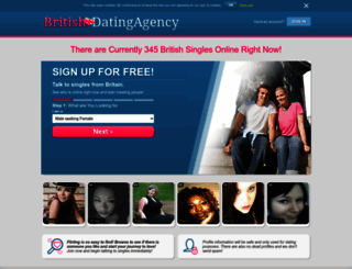 britishdatingagency.com screenshot
