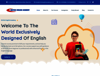 britishenglishacademy.co.in screenshot