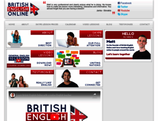 britishenglishonline.com screenshot