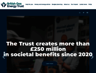 britishgasenergytrust.org.uk screenshot