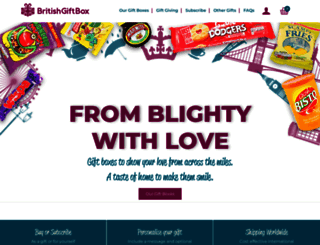 britishgiftbox.com screenshot
