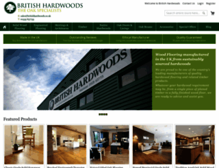 britishhardwoods.co.uk screenshot