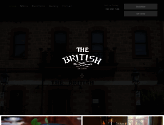 britishhotel.com.au screenshot