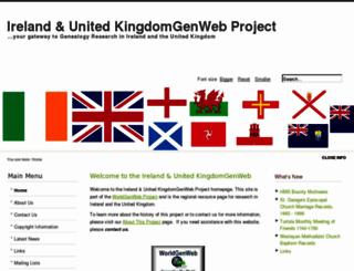 britishislesgenweb.org screenshot