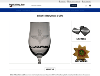 britishmilitarygifts.co.uk screenshot
