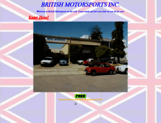 britishmotorsportsinc.com screenshot