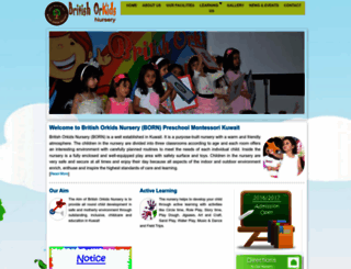 britishorkidskuwait.com screenshot