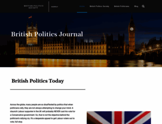 britishpoliticssociety.no screenshot