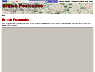 britishpostcodes.info screenshot
