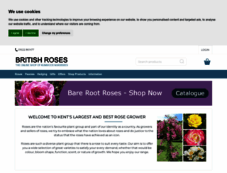 britishroses.co.uk screenshot
