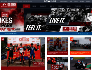 britishsuperbike.com screenshot