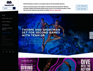britishswimming.org screenshot