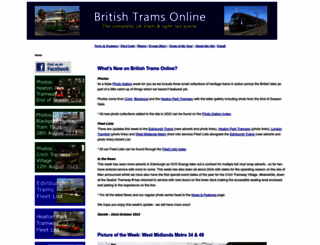 britishtramsonline.co.uk screenshot